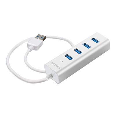 Lindy USB 3.0 Notebook Hub - hub - 4 poorten