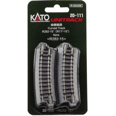 Rail courbe r282 15 n kato 20-111 7078102