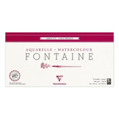 Bloc Fontaine 15F grain fin 20x40 300g encollé 4 côtés