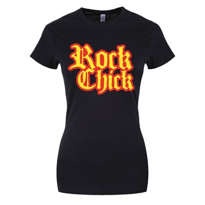 Rock Chick Tee-Shirt Femme coloris Noir
