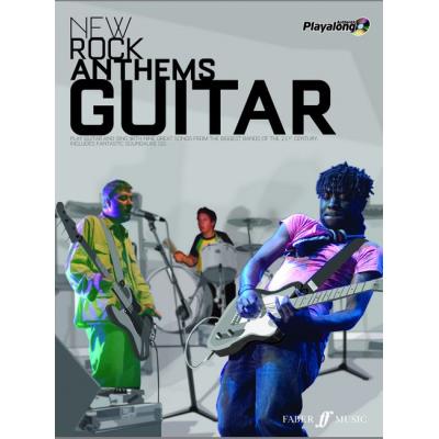 Partitions variété, pop, rock... FABER MUSIC NEW ROCK ANTHEMS + CD - AUTHENTIC PLAYALONGS - GUITAR TAB Piano