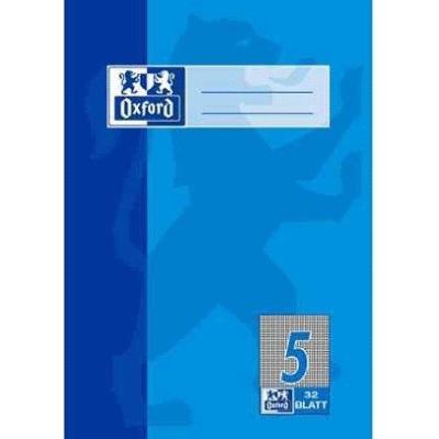 Oxford cahier, format a5, linature 5 5 mm quadrill, 100050379
