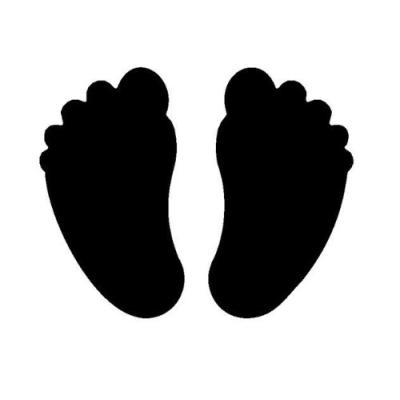 Wedo perforateur motif petits pieds, petit, (l)65x (p)44x 168 135