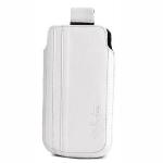 Valenta pocket sport etui cuir blanc ligne blanche iPhone 4 iPhone 3g 3gs