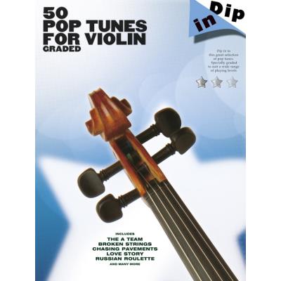 Partitions variété, pop, rock... WISE PUBLICATIONS DIP IN - 50 GRADED POP VIOLIN SOLOS - VIOLIN Cordes