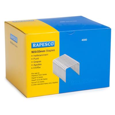 Lot de 4 Boites de 1000 Agrafes Galvanisées 923/23mm type 23