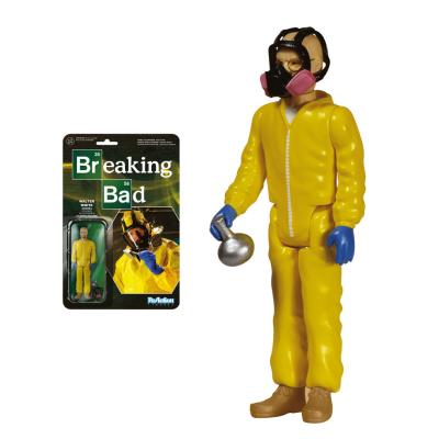 Figurine Breaking Bad - Walter Cook Suit Jaune ReAction 10cm