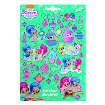 livre d'autocollants Shimmer & Shine 4 feuilles
