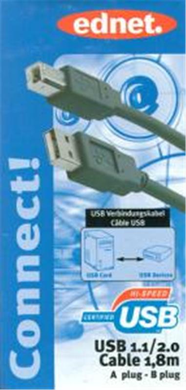 Cable Imprimante Usb 2.0 Hi-speed 1.8 A/b