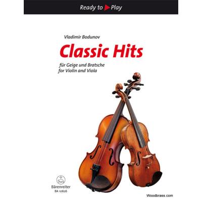 Partitions classique BARENREITER BODUNOV V. - CLASSIC HITS - VIOLON & ALTO Violon