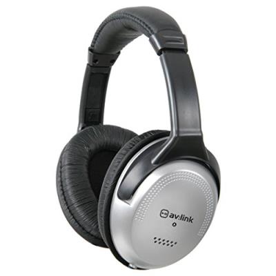QTX Sound - Casque audio DJ - Ecouteurs Hifi confort et son avec coussins (Jack 3,5 mm, adaptateur 6,3 mm fourni) - Noir et gris