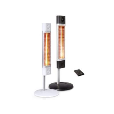 Veito CH1800RE modèle noir - Le chauffage radiateur à fibre de carbone aux rayons infrarouges - Hauteur réglable à tous les niveaux de 85cm à 135cm