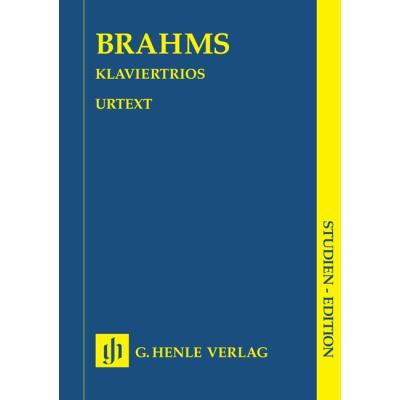 Partitions classique HENLE VERLAG BRAHMS J. - PIANO TRIOS Piano