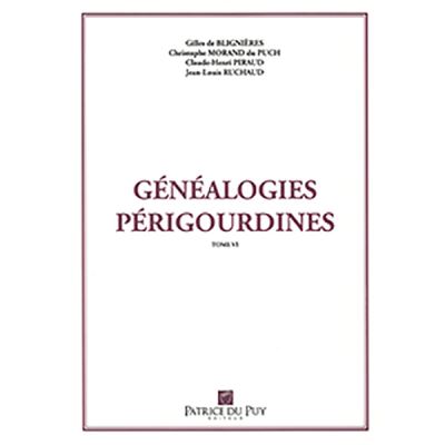 Genealogies perigourdines tome vi