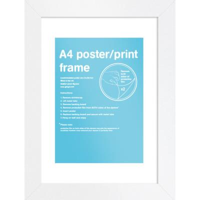 Cadre pour affiches Blanc - A4 29.7x21cm - Eton