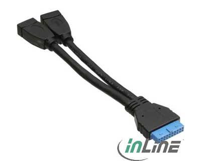 Adaptateur USB 3.0 Interne - 15 cm