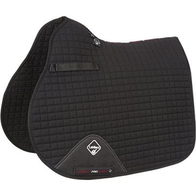 Le standard enseignant prosport gp cross tapis de selle carré sangle noir noir grand