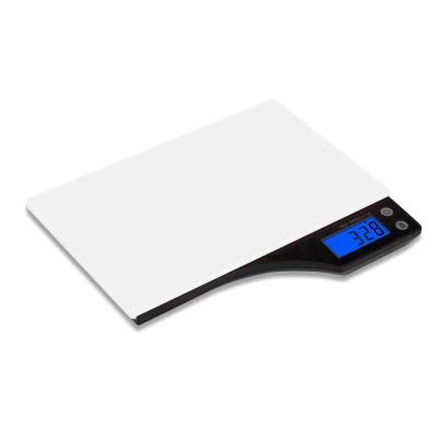 Kabalo Blanc numérique Balance de cuisine, pour les ménages, la cuisson, la pesée. 5 kg capacité 5000g / 1g, Piles comprises! Digital