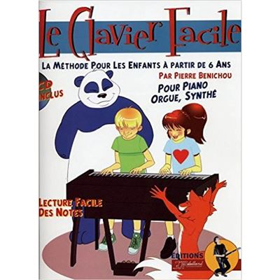 Le clavier facile methode pour enfants (+CD)- BENICHOU Pierre