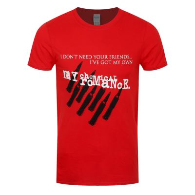 My Chemical Romance T-Shirt Friends Homme Rouge