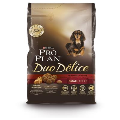 Pro Plan - Croquettes Duo Delice au B?uf pour Petit Chien Adulte - 2,5Kg