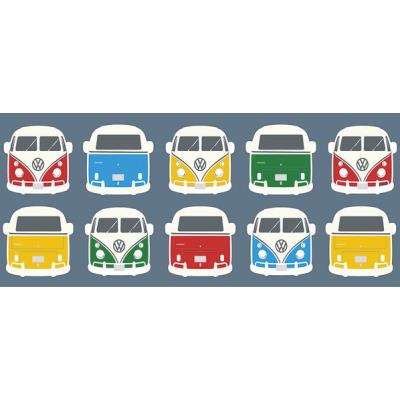 GB eye, VW Camper, Colours Illustration, Mug