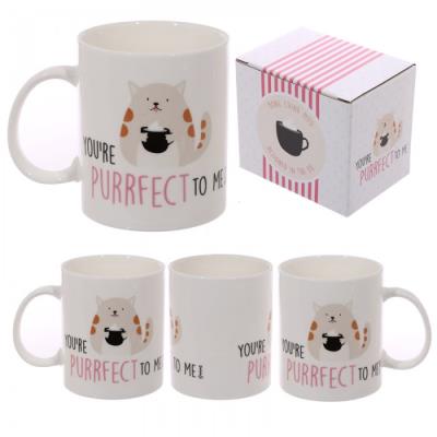 Mug chat You're purrfect to me par J. Evans