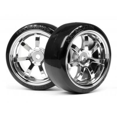hpi-racing - Circuits et Véhicules PNEU TDRIFT+JANTE RAYS 57S CHR. HPI hpi-racing