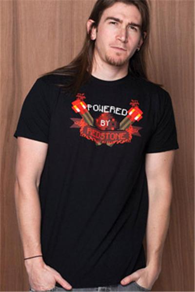 Minecraft T-Shirt Powered By Redstone (XL)