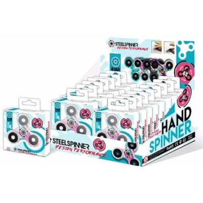 STEELSPINNER - HAND FINGER - Display DESIGN PERFORMANCE 16pces