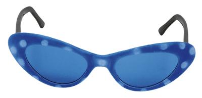Lunettes Bleues à Paillettes