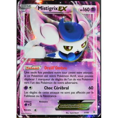 carte Pokémon 37/83 Mistigrix-EX 160 PV - ULTRA RARE