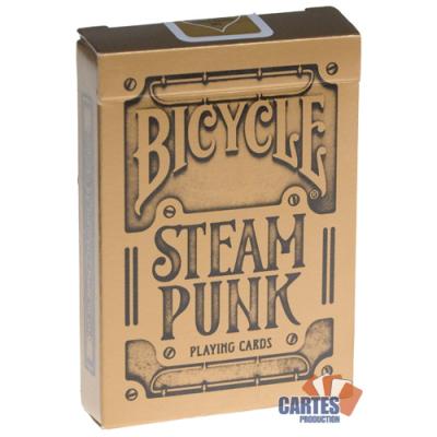 Jeu de 54 cartes : BICYCLE Steampunk