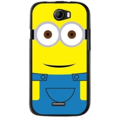 Coque noire pour Wiko Barry impression d'un mignon personnage