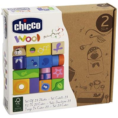 Chicco - 00005165000000 - jeu de construction en bois - 23 pièces