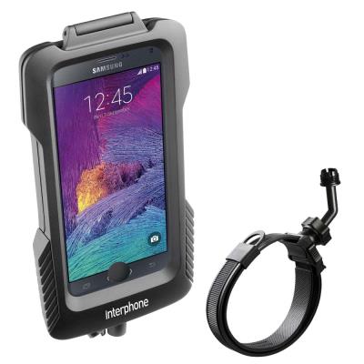 Interphone Cellularline Pro Case For Galaxy Note 4 For Scooters For Non-tubular Handlebars - Taille :Taille unique