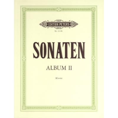 Partitions classique EDITION PETERS SONATA ALBUM VOL.II - PIANO Piano