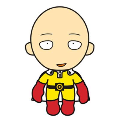 Sakami Merchandise - One-Punch Man peluche Saitama Happy Version 25 cm