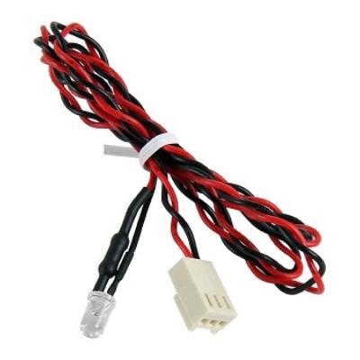 Bouchon d'Illumination Plexi - 1/4'' - LED 5mm Vert - Molex 3 points