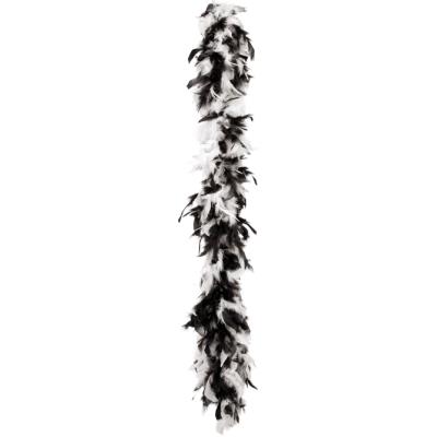 Boa Bicolore - Noir & Blanc