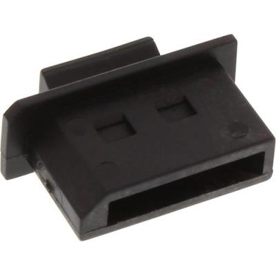 Inline® tappo di chiusura antipolvere protezione porte displayport, nero, 50pz