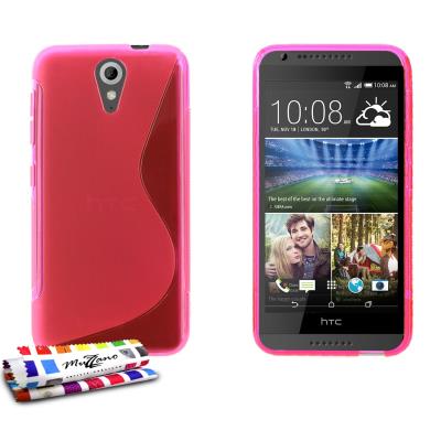 Coque Souple Ultra-Slim Le S Premium Rose pour HTC DESIRE 620