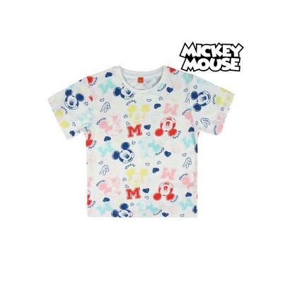 T shirt à manches courtes Enfant Mickey Mouse 73717 (Taille 2 ans)