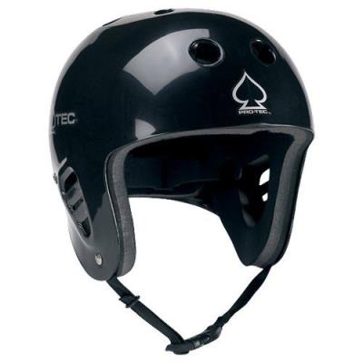 Pro-Tec The Fullcut Water Casque Sports Nautiques/Wakeboard Gloss Noir S