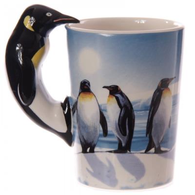 Mug avec anse pingouin Design artique