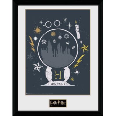 HARRY POTTER - Collector Print 30X40 - Christmas Snowglobe