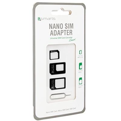 4smarts universal sim-adaptateur set 3 pièce 461369