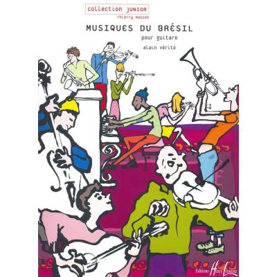Partitions classique LEMOINE VERITE ALAIN - MUSIQUES DU BRÉSIL - GUITARE TAB Guitare