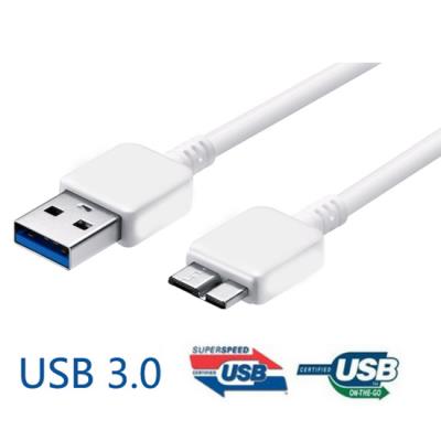 Cable disque dur externe USB 3.0 Samsung toshiba WD - Blanc
