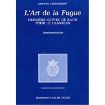 Partitions classique VAN DE VELDE LEONHARDT GUSTAV - L'ART DE LA FUGUE - CLAVECIN Clavecin
